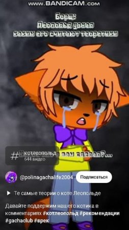 Давайте поддержим кота Леопольда!