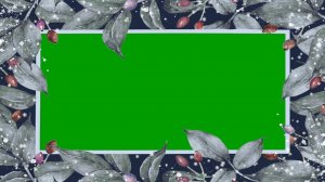 ❄️Футаж   рамка зимняя на хромакее ❄️Christmas Background