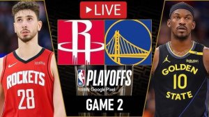 Хьюстон Рокетс — Голден Стэйт Уорриорз НБА. Плей-офф. 1/8 финала Прямой Эфир 2 Игра