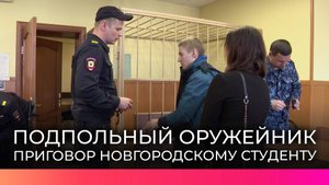 Новгородский студент получил 7,5 лет лишения свободы за незаконный оборот оружия