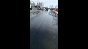 Федеральная трасса в черте города Ртищево Саратовской области