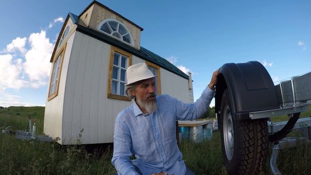 Прицеп для дома на колёсах. смотреть онлайн