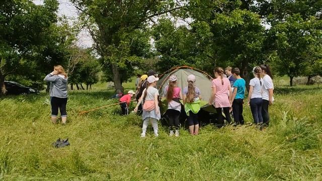 Сборка установка и разбор палатки. Следопыты на природе. АСД Бессарабка 13.06.21 смотреть онлайн
