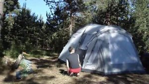 Установка палатки Easy Camp Napoli 500