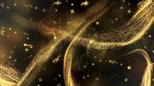 Футаж - фон ⭐ Золотые звезды⭐ Gold Stars Background⭐