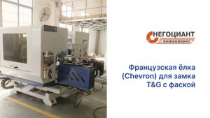 Французская ёлка Chevron для замка T&G с фаской