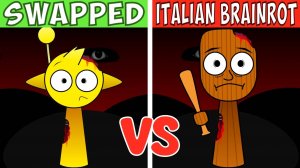 Incredibox sprunki|SWAPPED vs ITALIAN BRAINROT?!|Самый безумный баттл 🔥 #sprunki #swapped #brainrot