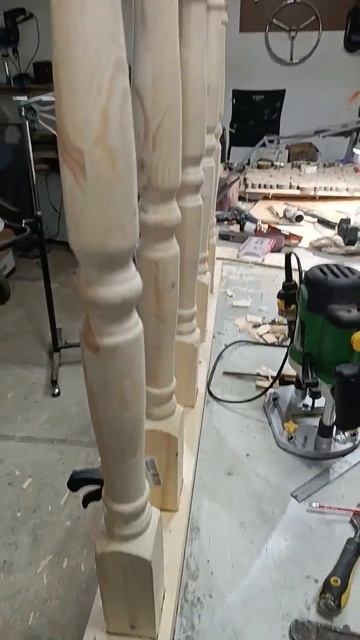 перила готовы работа