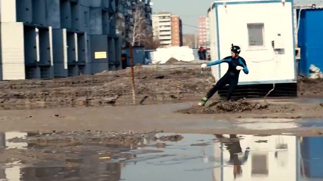 Суровый вейкбординг в Челябинске Brutal Wakeboarding in Chelyabinsk Russia смотреть онлайн