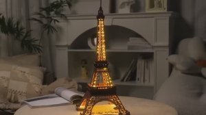 Деревянный конструктор «Ночь у Эйфелевой башни» TGL01 от Rolife, сборная модель