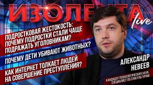 Подростковая жестокость: как интернет-сообщество толкает детей на преступления | Психолог А. Невеев