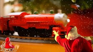 Футаж ❄️ Новогодний поезд  Фон для видео монтажа ❄️