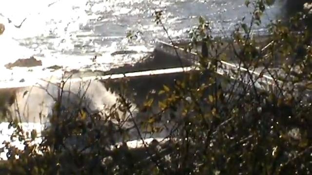 Гурзуф. Пляж «Гуровские камни» зимой смотреть онлайн