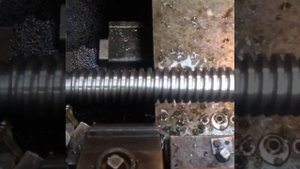 Токарная обработка,нарезание трапециевидной резьбы 💪💪⚙️⚙️