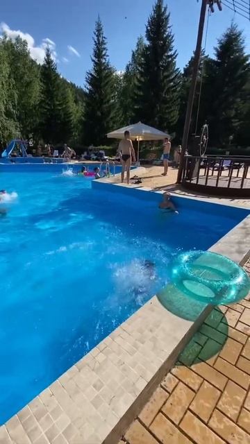 Алтай. Белокуриха. 🏔🌲Санаторий Катунь. 🏊🏼♀️ учимся нырять.