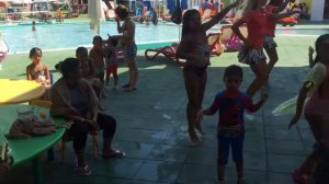 Nadine and Zain Mashini Dancing Zumba at Rixos - Rixies - Antalya 2