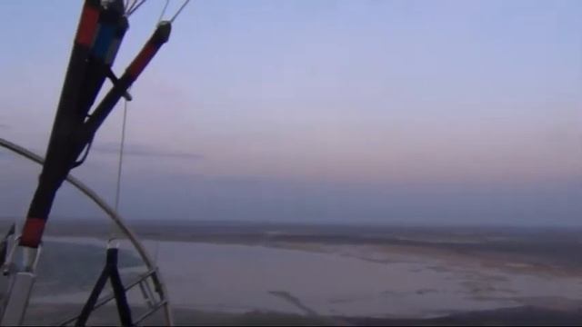 Полеты на мотопараплане в Челябинске. Весна. смотреть онлайн