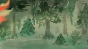 Пожар в лесу