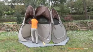 Демонтаж палатки Quechua BASE SECONDS XL