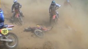 Motocross Rider's Crash Canada Heights Kent