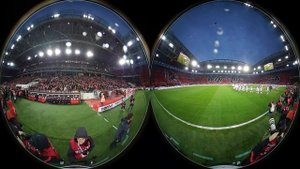 Перфоманс Фанатов Спартака на матче против цска - обзор 360'