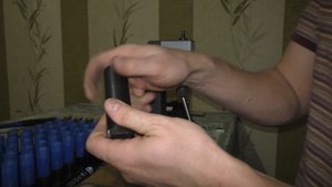 Обжим (усадка) капсюльного гнезда вместе с Дуплет-1 и Артель Самокрут! Обжим юбки гильзы!