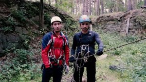 Подъем по склону с нижней страховкой