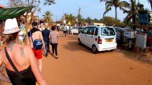 Дорога от Пляжа Кандолим к отелю Sea Breez resort