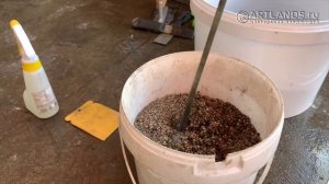 Инструкция по нанесению вертикального каменного ковра  Art Gravel, работая с комплектом материалов "