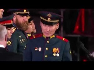 Награждение экипажа знаменитого танка  "Алёша"