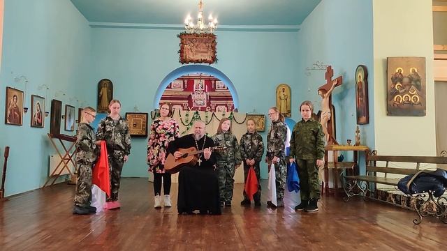 Видео 22-Наш патриотический Рождественский вечер -с.Берново Старицкое благочиние смотреть онлайн