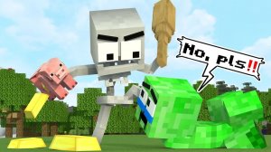 Грустная история Крипера, бедный Крипер – Анимация для МАЙНКРАФТ