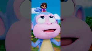 Даша | Даша и Башмачок отправляются в приключение с рюкзаком! #Shorts