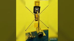 Походная баня из палатки