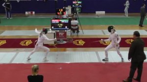 Fencing GP Women Epee Individual Budapest 2013 T16 piste red 01 SIVKOVA Anna RUS vs REVESZ Julia HU