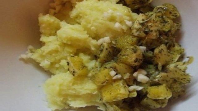 Зразы из картофеля с апельсином