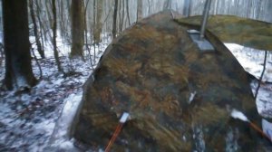 В походе. Осельковский лес. Тест палатки Берег "Зима-Лето". 14.12.2019.