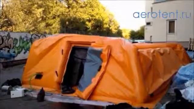 Надуваем палатку за 4 минуты! смотреть онлайн