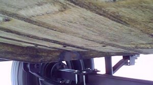 Тест рессорной подвески прицепа Скиф М2 скорость 50-80 км в час ровная трасса