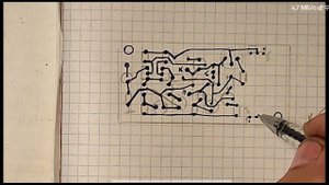 Разработка платы и перенос в Sprint Layout.  УНЧ из деталей конструктора времен СССР.