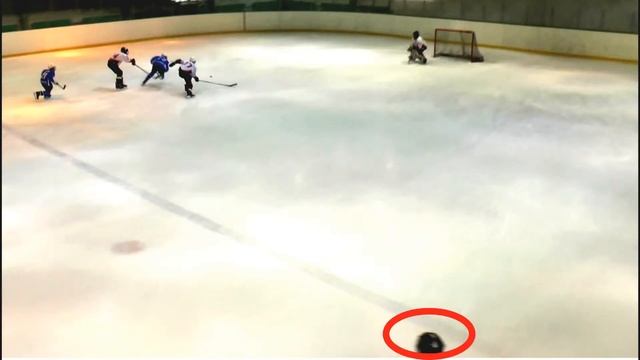 Судьи подножку на заметили. Бывает... hockey referee mistakes