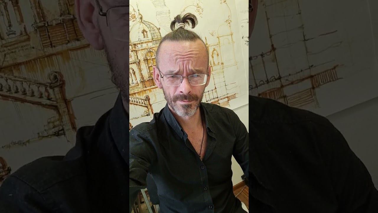 Перо и тушь, 5.  архитектурный скетчинг и рисование. Впечатления на листе акварельной бумаги.