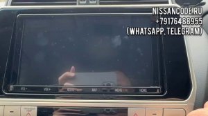 Код магнитолы NSZT-Y68T на Toyota LC PRADO (Тойота Прадо) 2020г. по ERC, разблокировка музыки