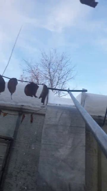 чистка снега с крыши смотреть онлайн