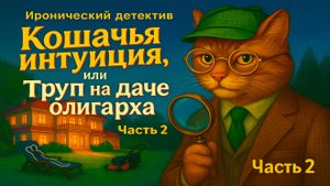 Русский Иронический детектив: Кошачья интуиция  или труп в доме олигарха. Часть 2.