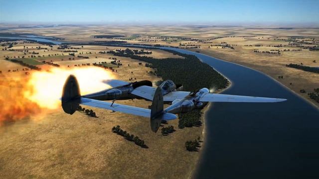 IL-2 Great Battles 4.703c Aircraft Fire Damage Model Testing [1440p]