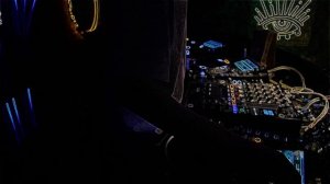 Disco house music Live DJ set in club