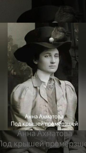 Анна Ахматова "Под крышей промерзшей" #стихи #серебрян? смотреть онлайн