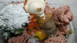 Оладьи из индюшиного фарша