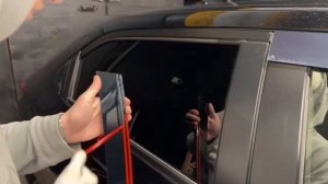 Видео установка 2Д дефлекторов окон / плоские ветровики на Honda Vezel 2 поколение / Хонда Везал